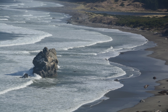 coastline looking north